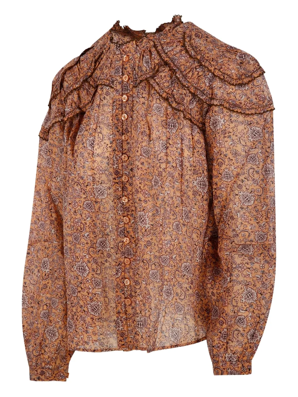 Isabel Marant Étoile Isabel Marant Etoile Christa Blouse With Tapestry Print In Multi