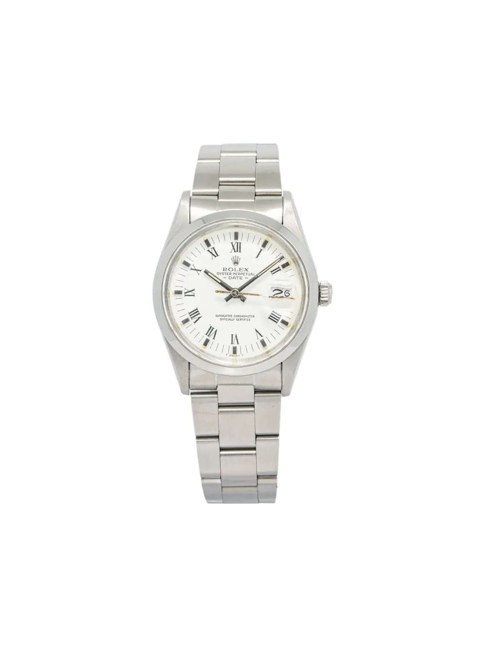 Rolex Oyster Perpetual Date 34mm - ホワイト Rolex Oyster Perpetual Date 34mm - ホワイト