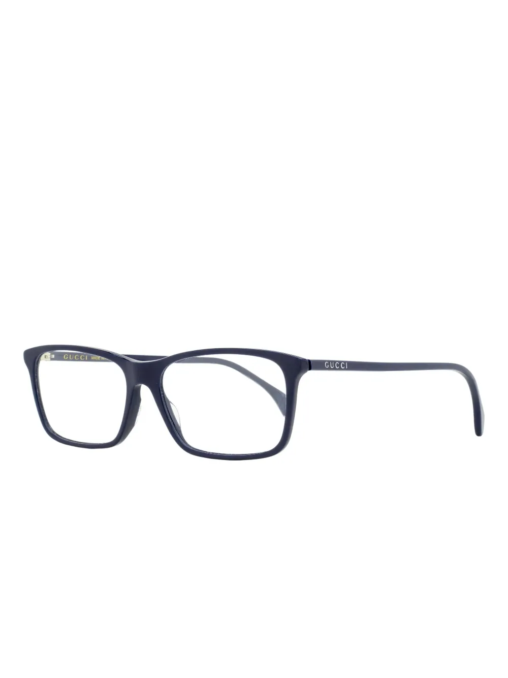 Gucci Eyewear rectangular-frame glasses Blauw