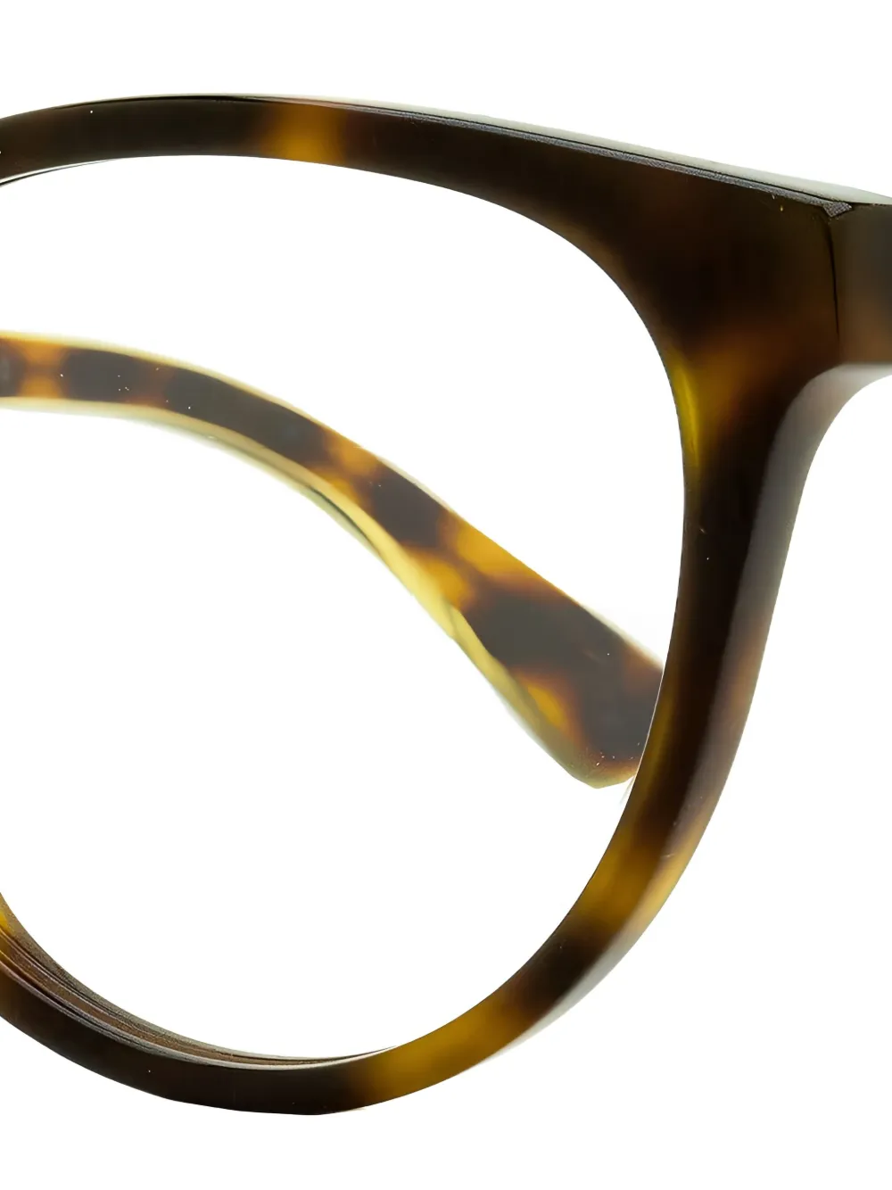 Gucci Eyewear Web-detail cat-eye frame Bruin