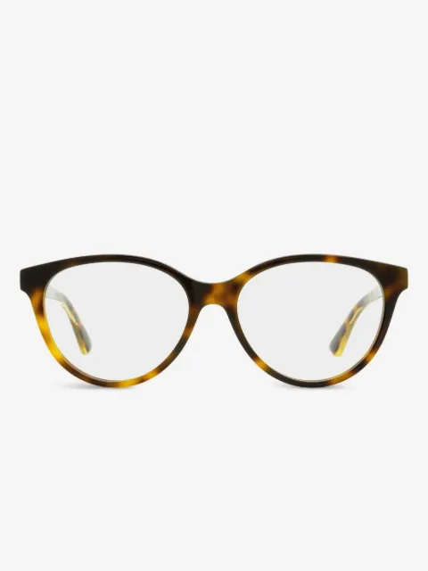 Gucci Eyewear 웹 디테일 캣아이 프레임 선글라스