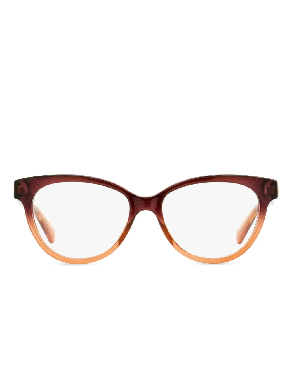 Gucci Eyewear cat-eye glasses - レッド Gucci Eyewear cat-eye glasses - レッド