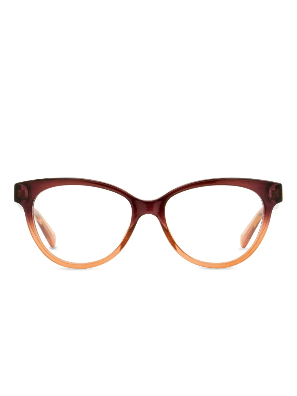 Gucci Eyewear cat-eye glasses - レッド Gucci Eyewear cat-eye glasses - レッド