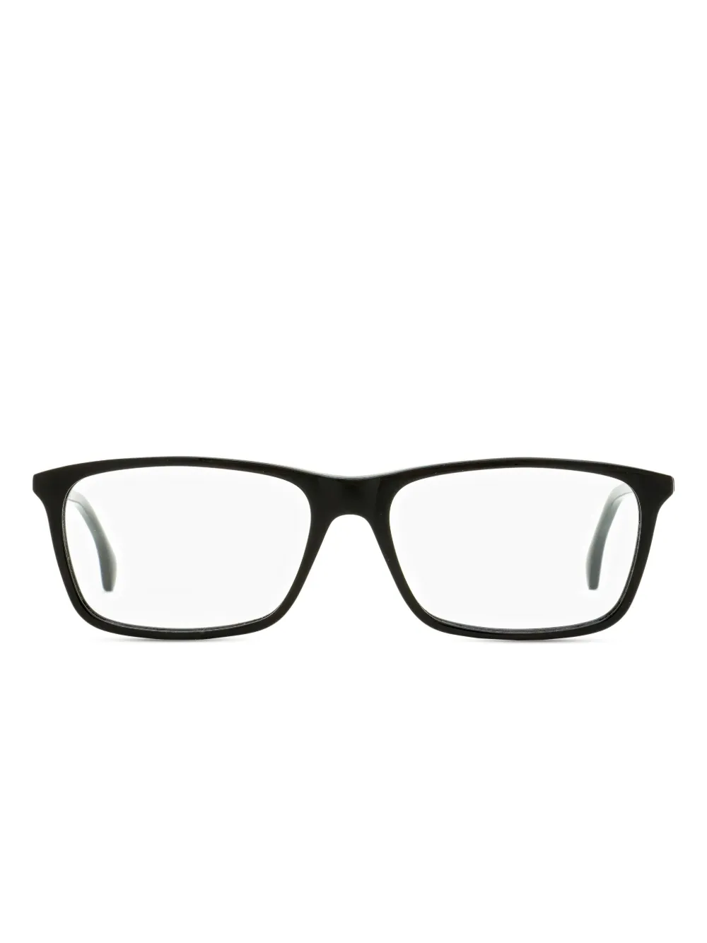 Gucci Eyewear rectangular logo glasses Zwart