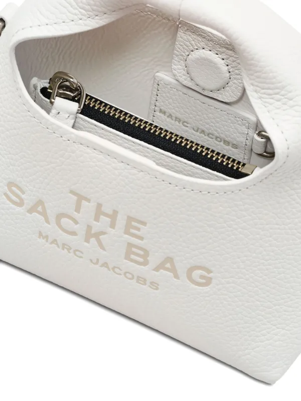 Marc Jacobs The Sack Micro Tote Bag White FARFETCH