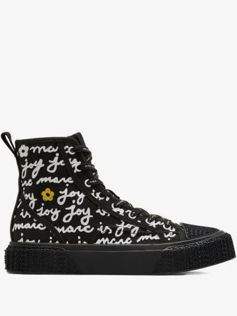 Marc Jacobs The Marc Is Joy high-top canvas sneakers