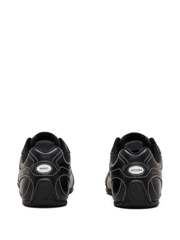 Marc Jacobs The Stitched 72 Spring lace-up Sneakers | Black | FARFETCH
