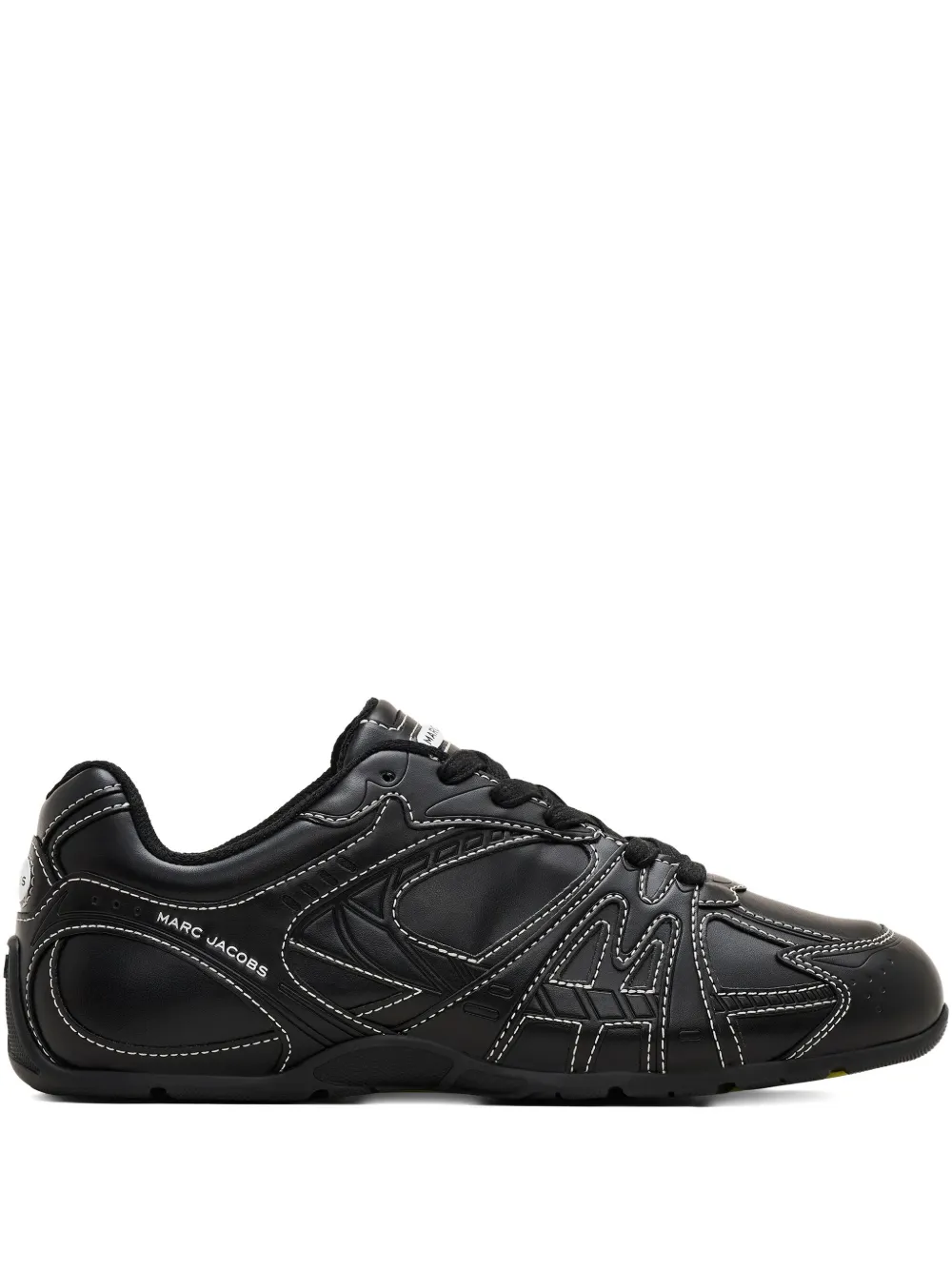 Marc Jacobs The Stitched 72 lace-up sneakers Zwart