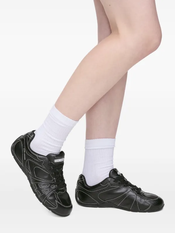 Marc Jacobs The Stitched 72 lace-up Sneakers | Black | FARFETCH