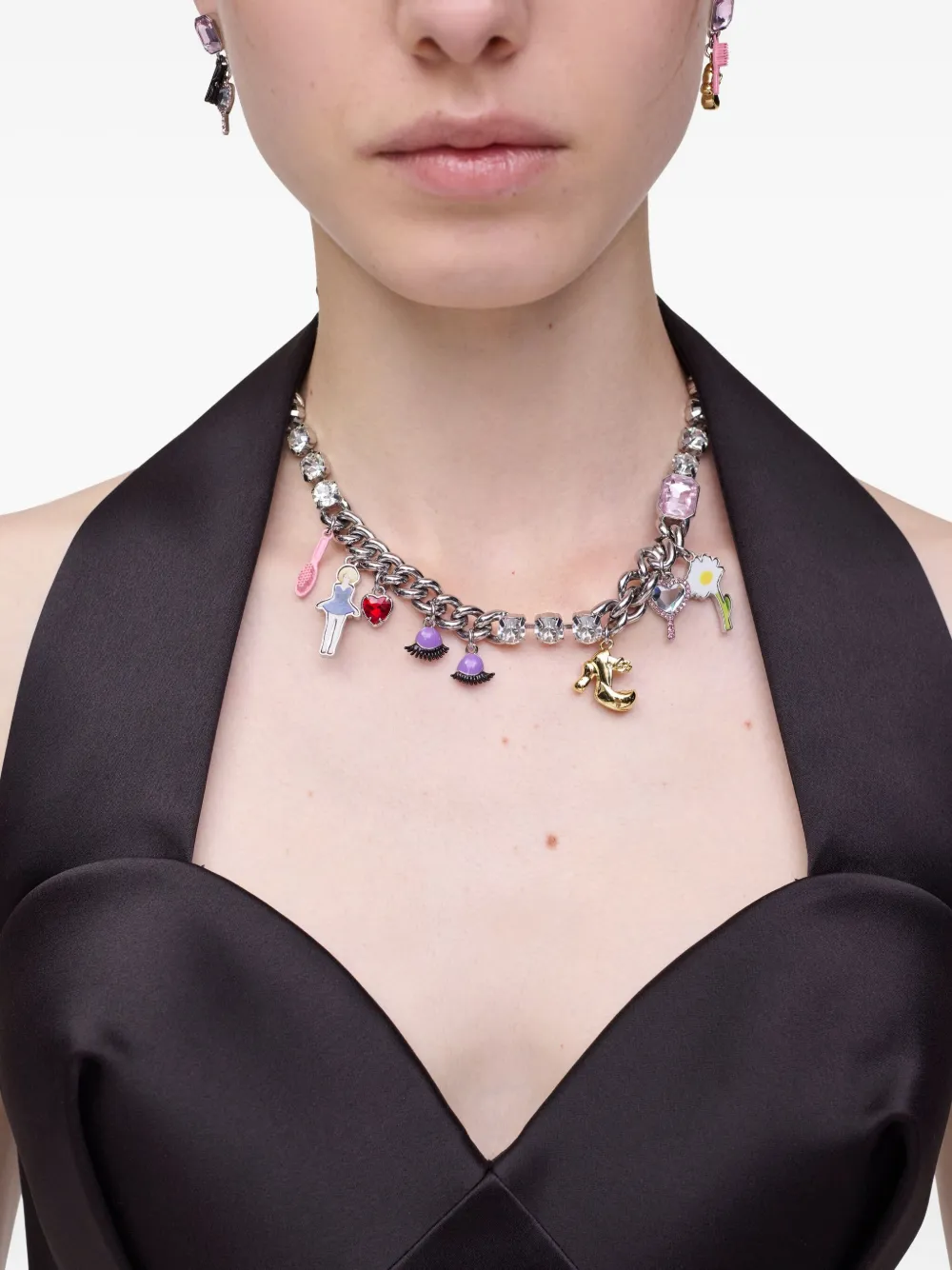Marc Jacobs The Dollhouse charm necklace - Zilver