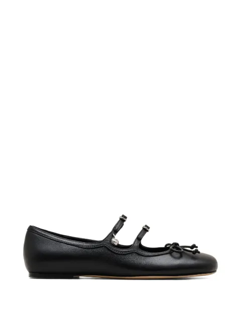 Marc Jacobs The Kiki buckle-embellished bow ballerina flats