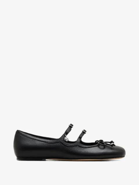 Marc Jacobs The Kiki buckle-embellished bow ballet flats