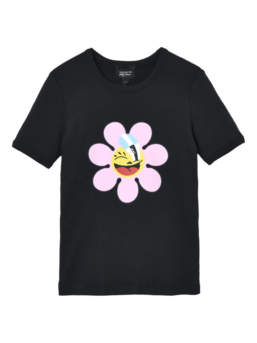 Marc Jacobs flower-embellished tee | Black | Image 1
