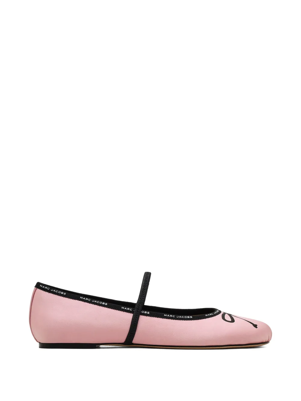 Marc Jacobs bow-detail ballet flats Pink