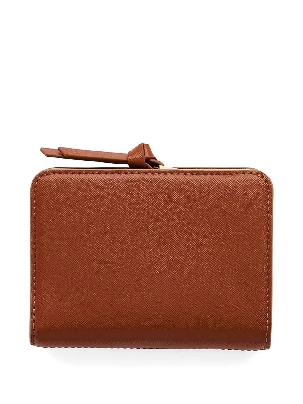 Marc Jacobs Portemonnee met ritssluiting en logo - Beige