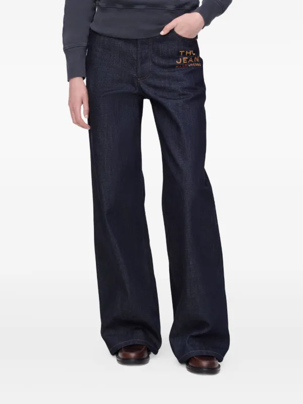 Marc Jacobs The Elisabeth Embroidered Jeans | Blue | FARFETCH