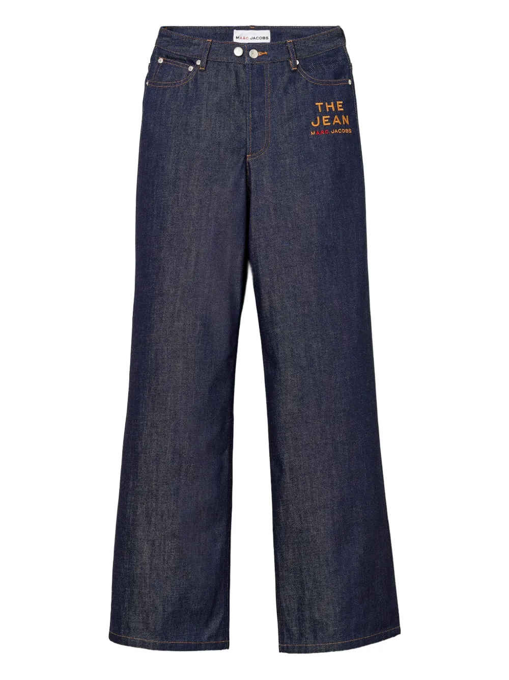 Marc Jacobs The Elisabeth Embroidered Jeans In Blue