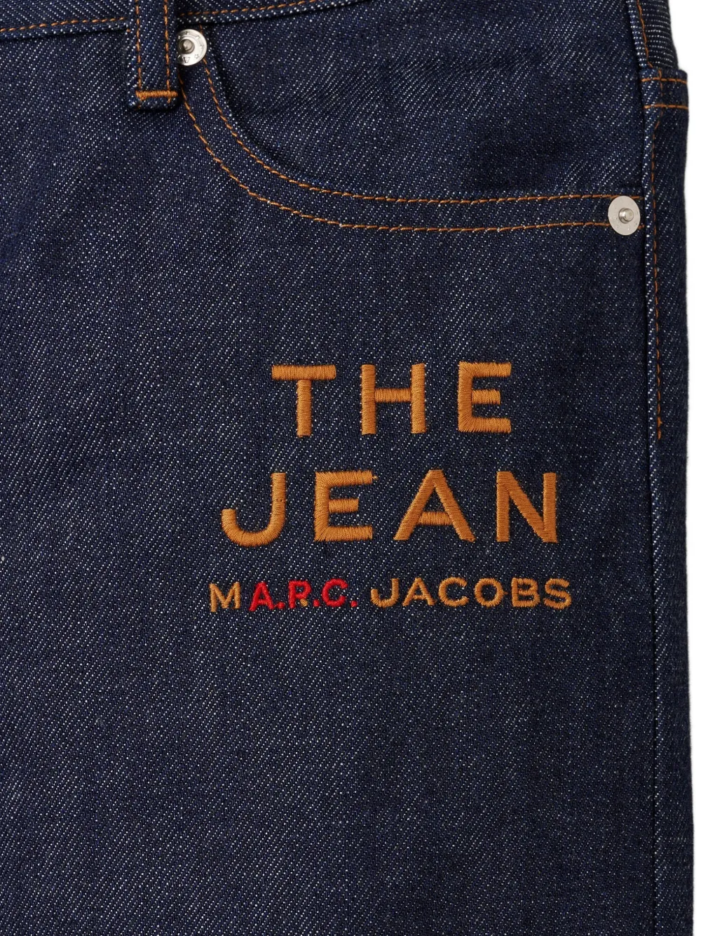 Marc Jacobs The Elisabeth Embroidered Jeans In Blue