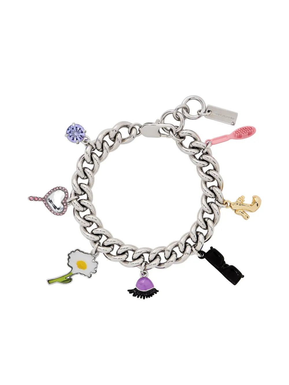 Marc Jacobs The Dollhouse Charm Bracelet In Metallic