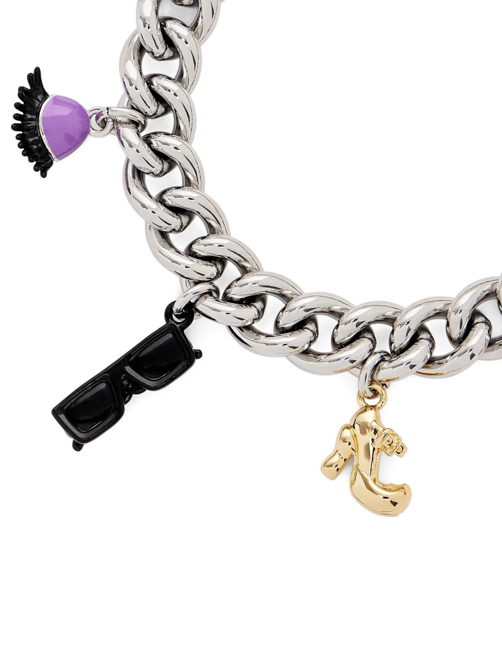 Marc Jacobs The Dollhouse Charm Bracelet In Metallic