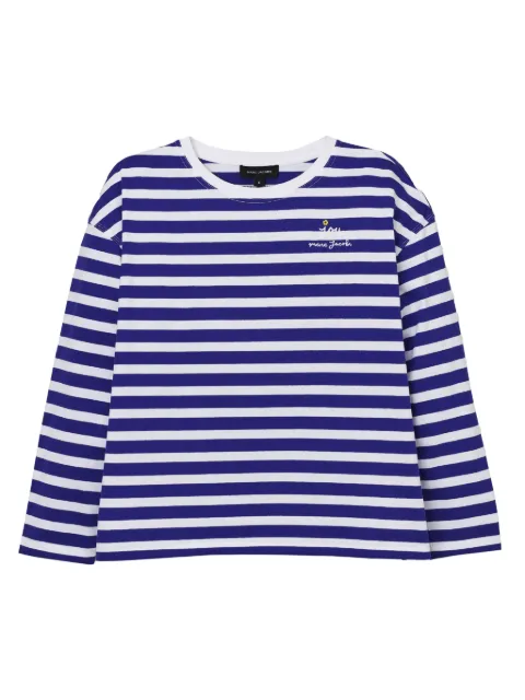 Marc Jacobs striped flower-patch top