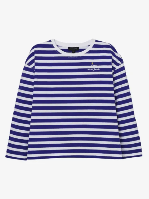 Marc Jacobs striped flower-patch top