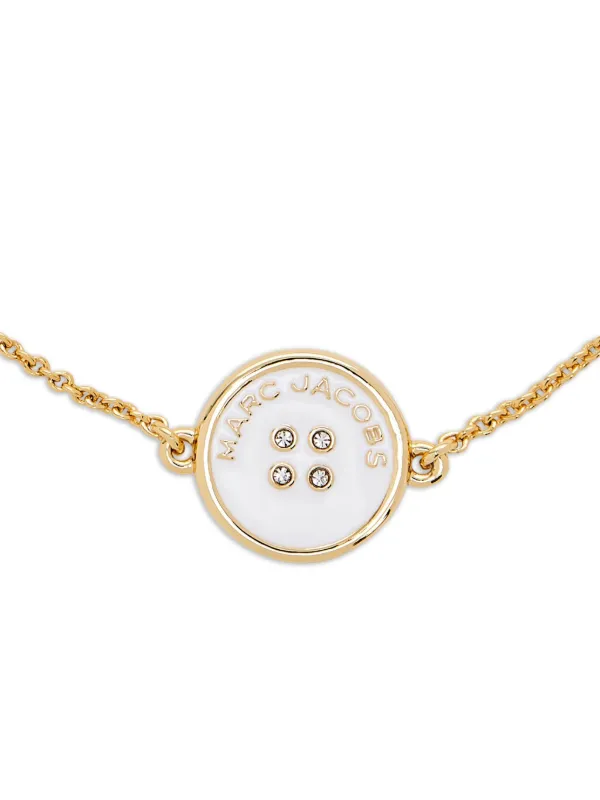 Marc Jacobs The Button Chain Bracelet | Gold | FARFETCH AU