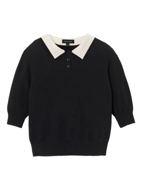Marc Jacobs contrast-collar wool top