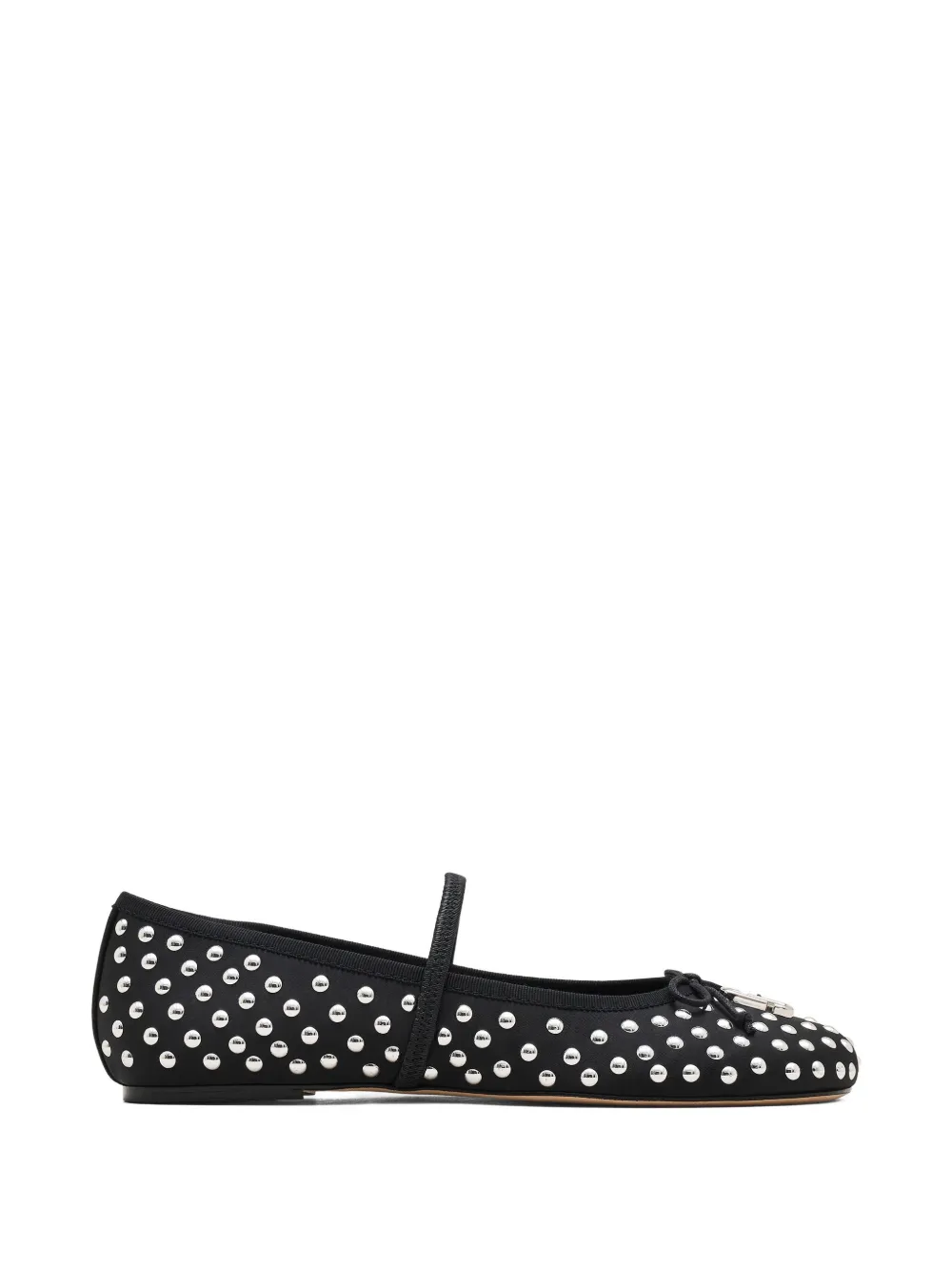 Marc Jacobs studded ballerina flats Black