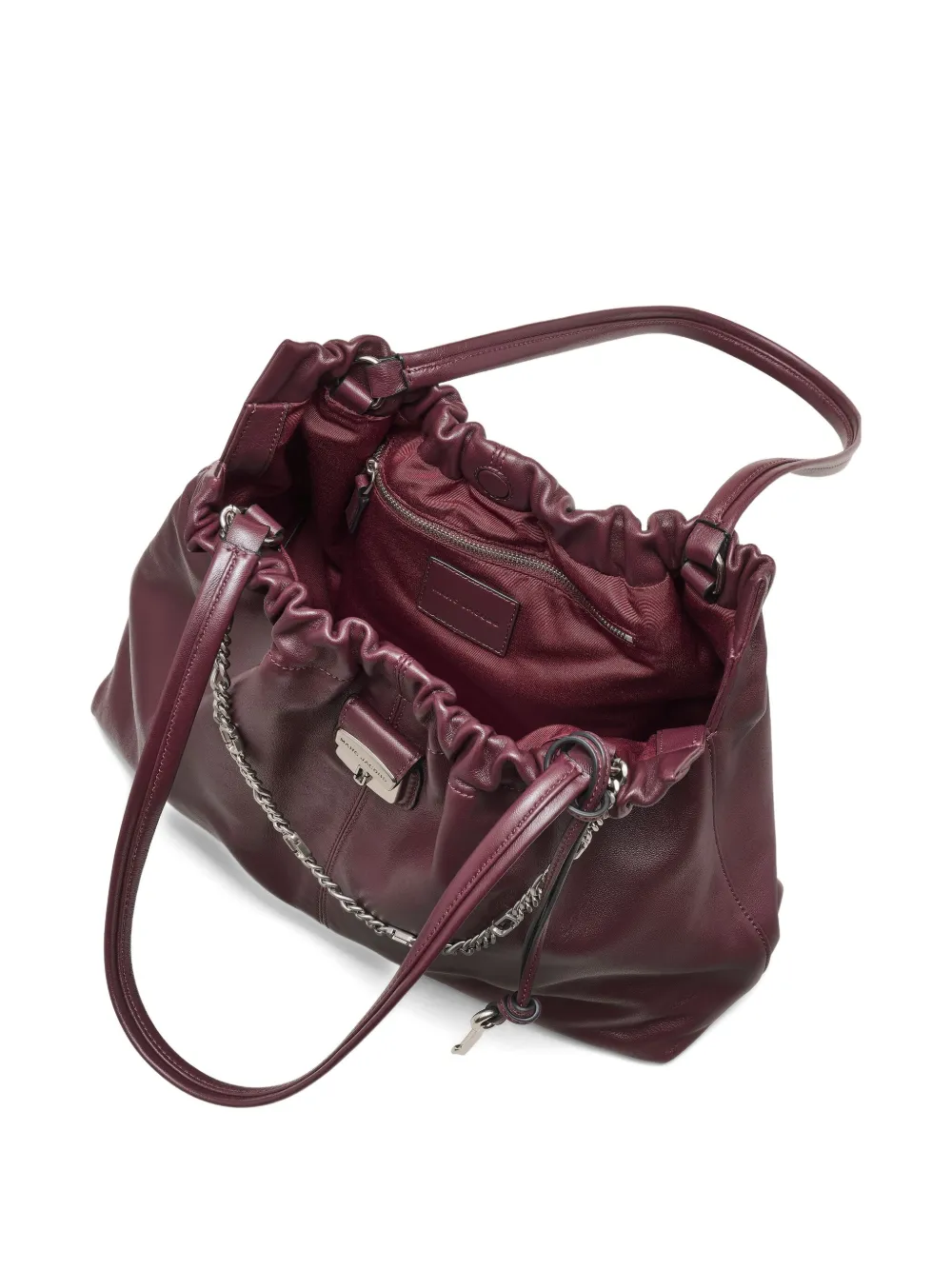 Marc Jacobs The Cristina shopper verfraaid met ketting en trekkoord Rood