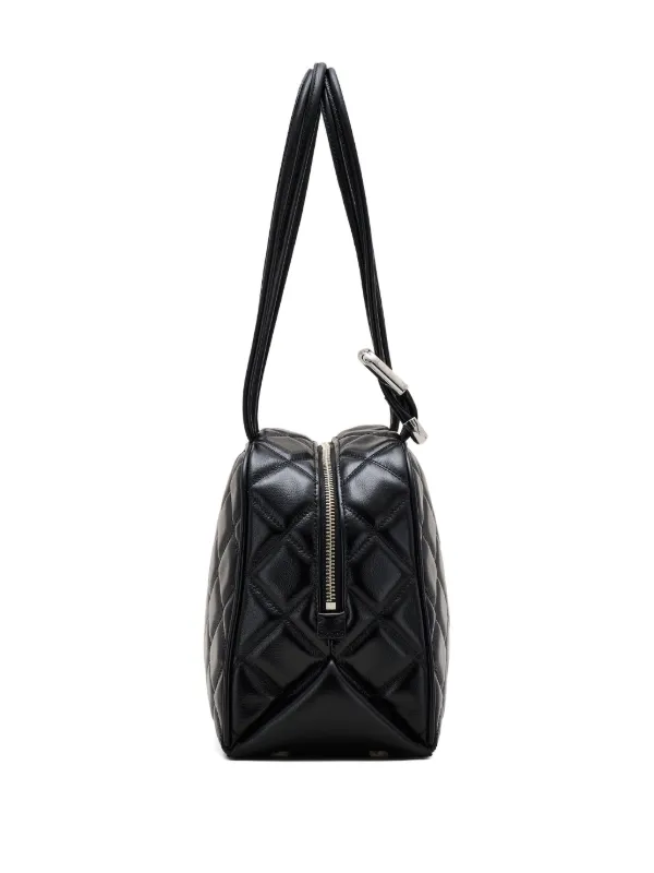 Marc Jacobs The Quilted Leather Dual サッチェルバッグ | ブラック