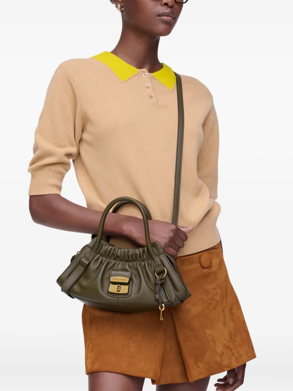 Marc Jacobs The Cristina Small Satchel Handbag In Green