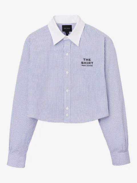 Marc Jacobs The Cropped Femme gingham check shirt