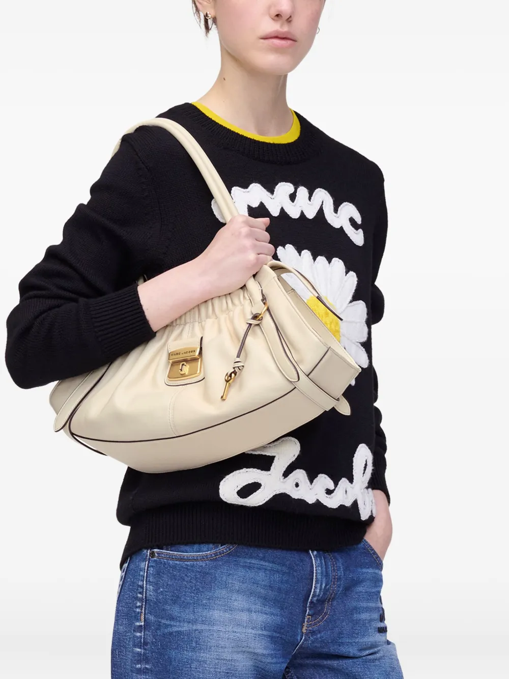 Marc Jacobs Christina Satchel Bag In Neutral