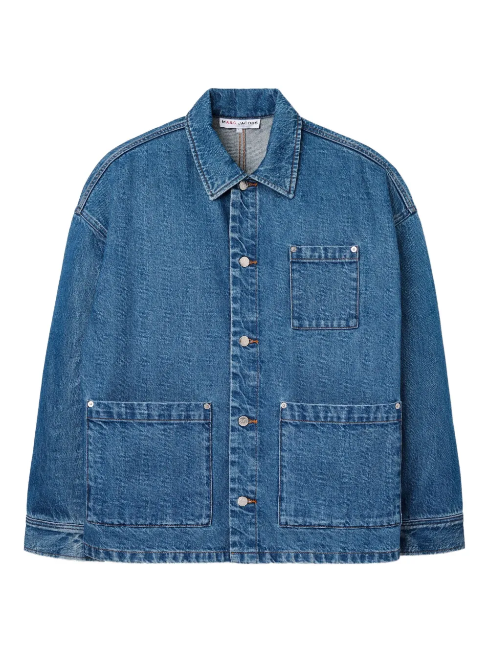 Marc Jacobs embroidered-patch denim jacket | Blue | Image 1