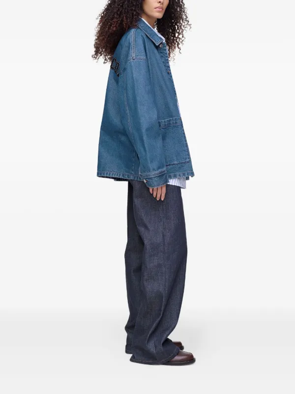 Marc Jacobs パッチ デニムジャケット | ブルー | FARFETCH JP