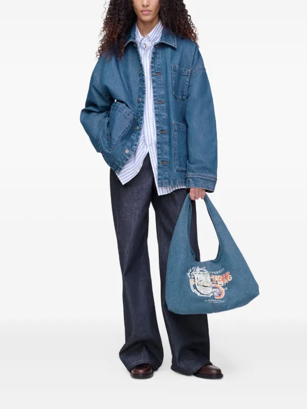 Marc Jacobs パッチ デニムジャケット | ブルー | FARFETCH JP
