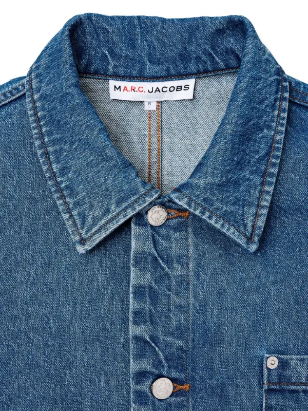 Marc Jacobs パッチ デニムジャケット | ブルー | FARFETCH JP