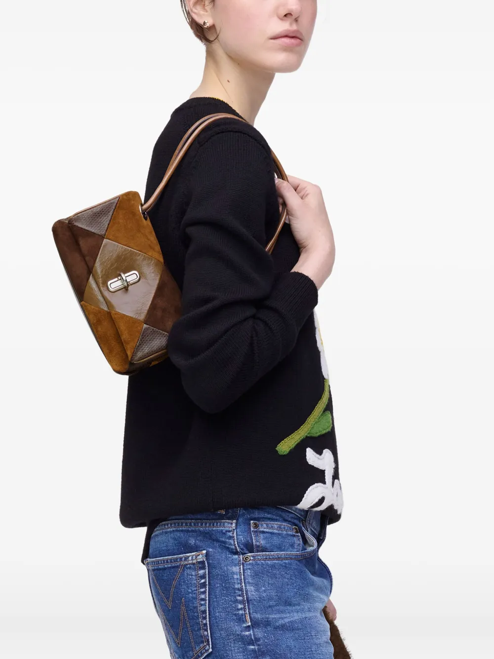 Marc Jacobs The Dual kleine schoudertas Bruin