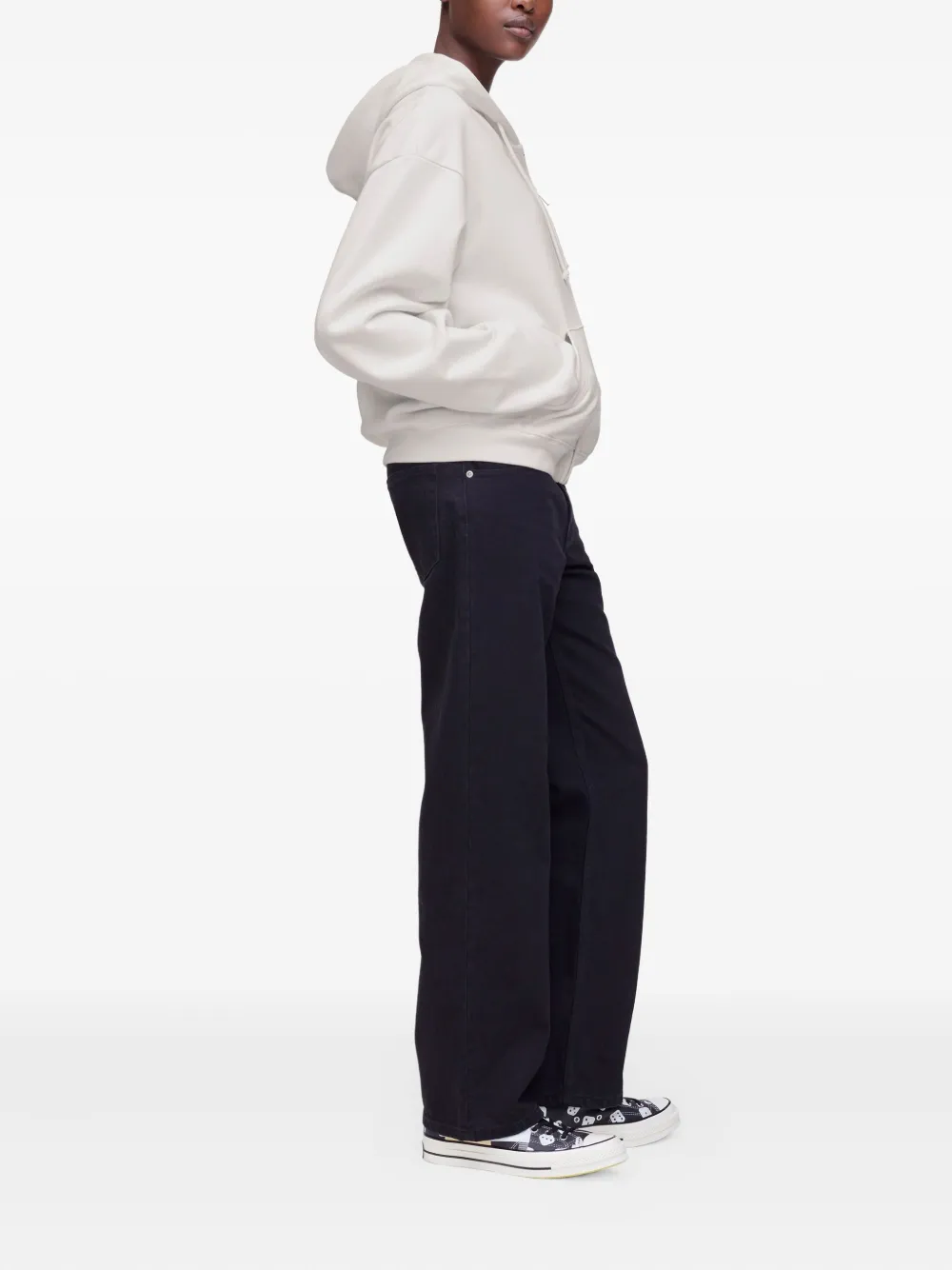 Marc Jacobs Hoodie met dobbelstenen en rits - Wit