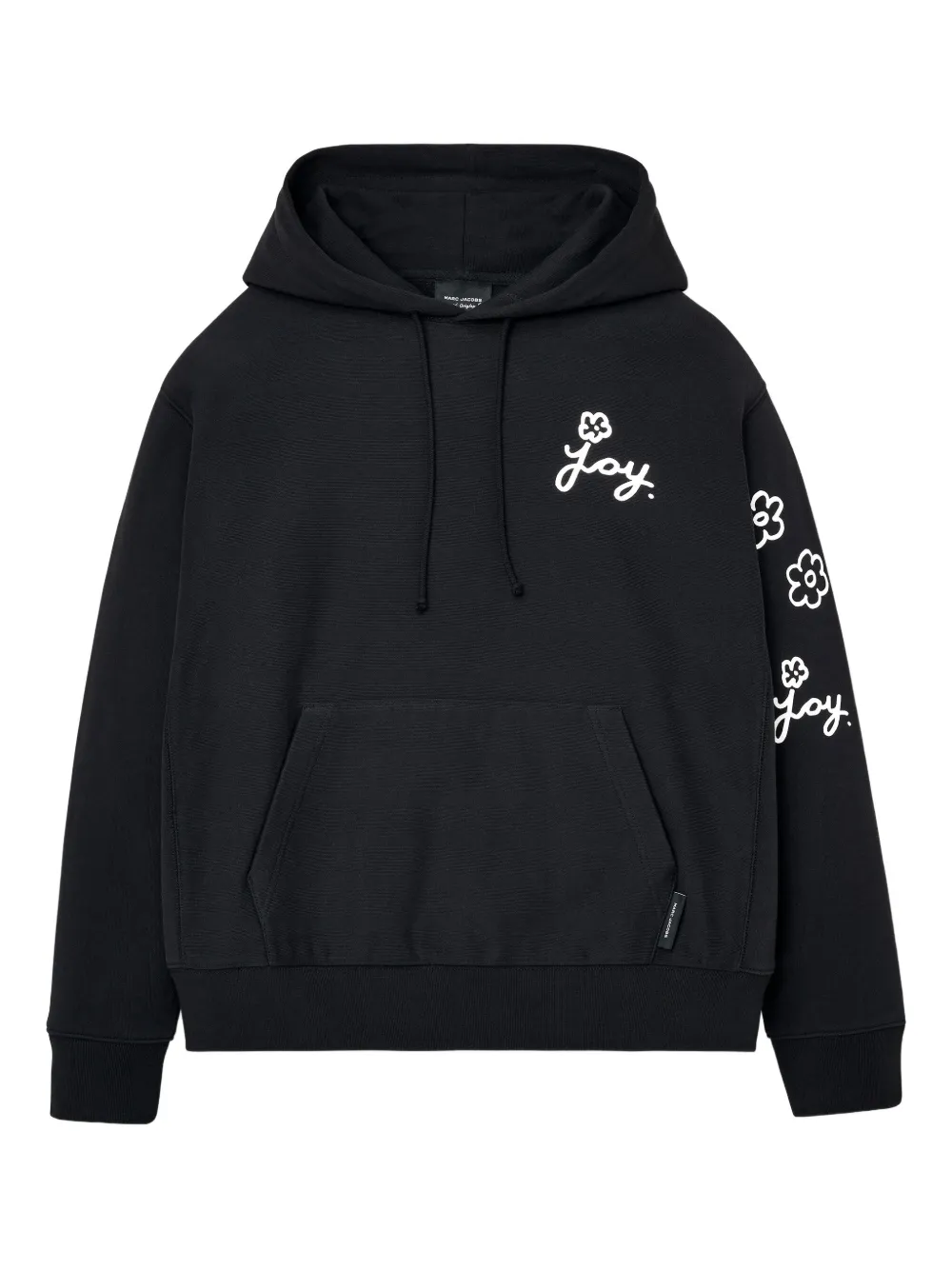 Marc Jacobs Flower-joy Hoodie In Black