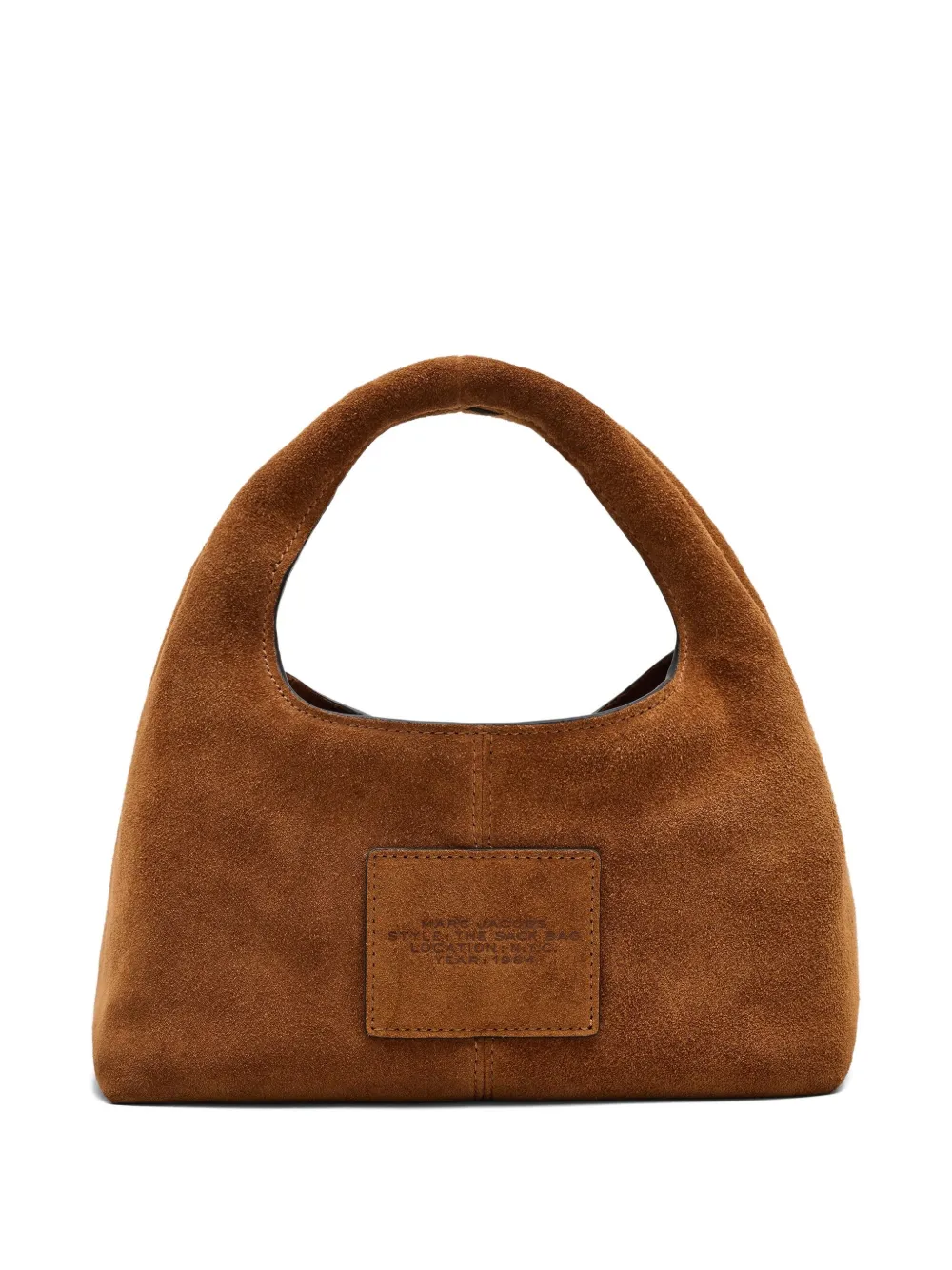 Marc Jacobs The Suede Mini Sack Bag In Brown
