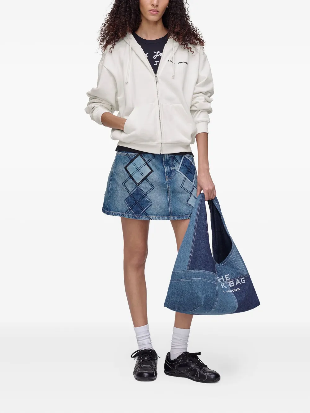Marc Jacobs Joy Of Falling hoodie met rits - Wit