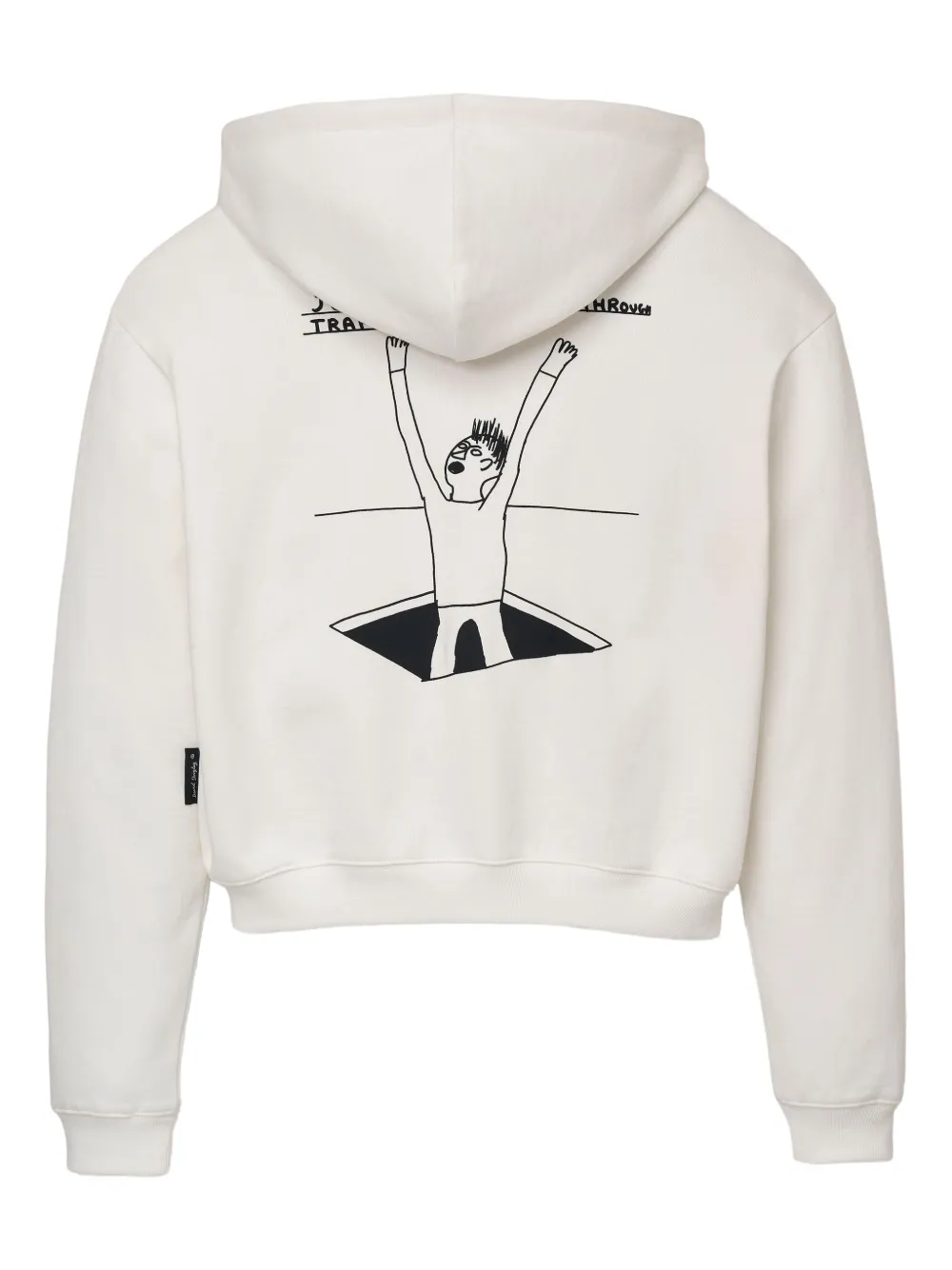 Marc Jacobs Joy Of Falling Zip Hoodie In White