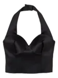 Marc Jacobs sculpted halter-neck top - Black