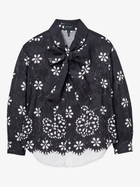 Marc Jacobs eyelet-bow blouse