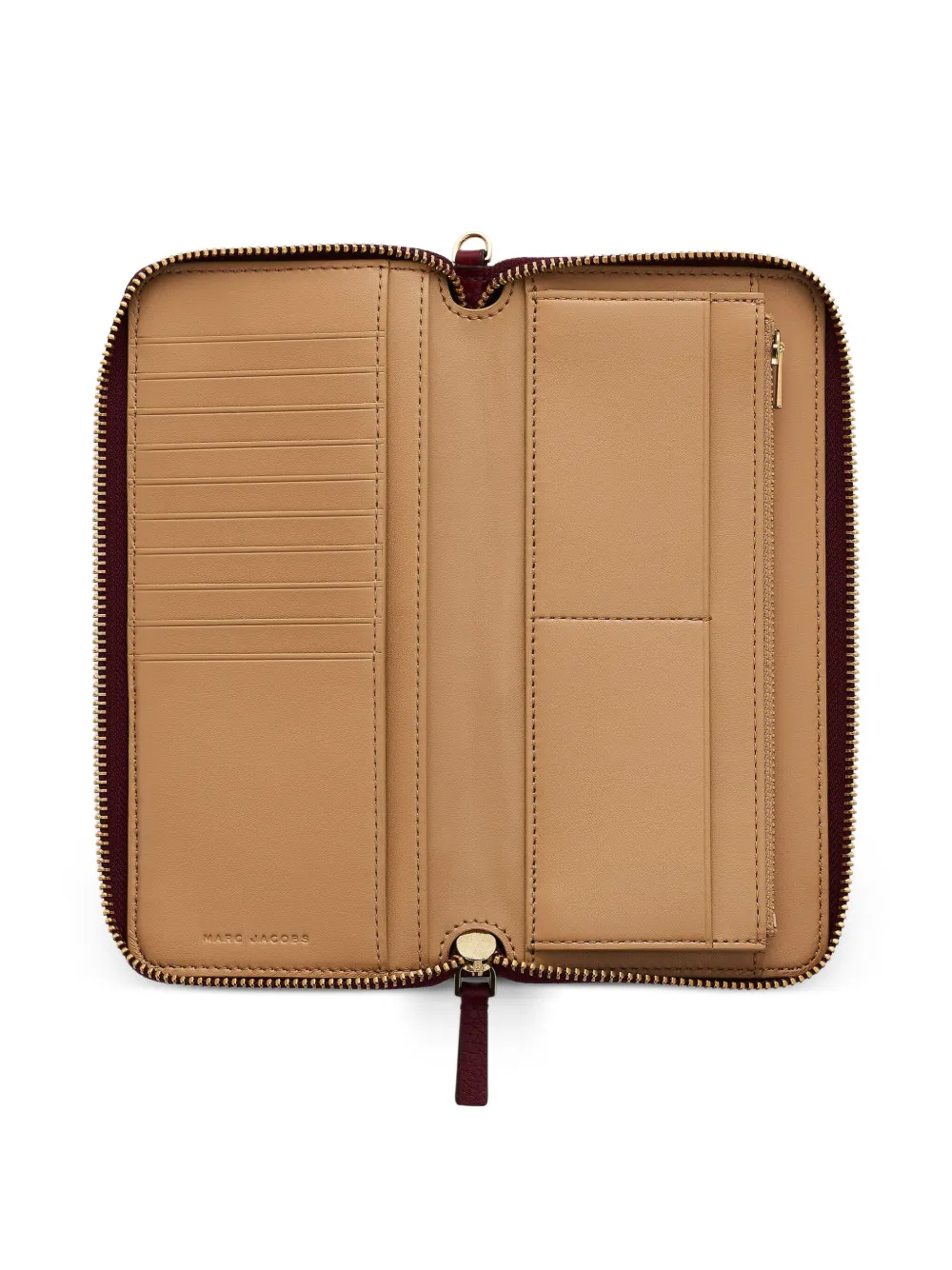 Marc Jacobs Leren portemonnee Rood