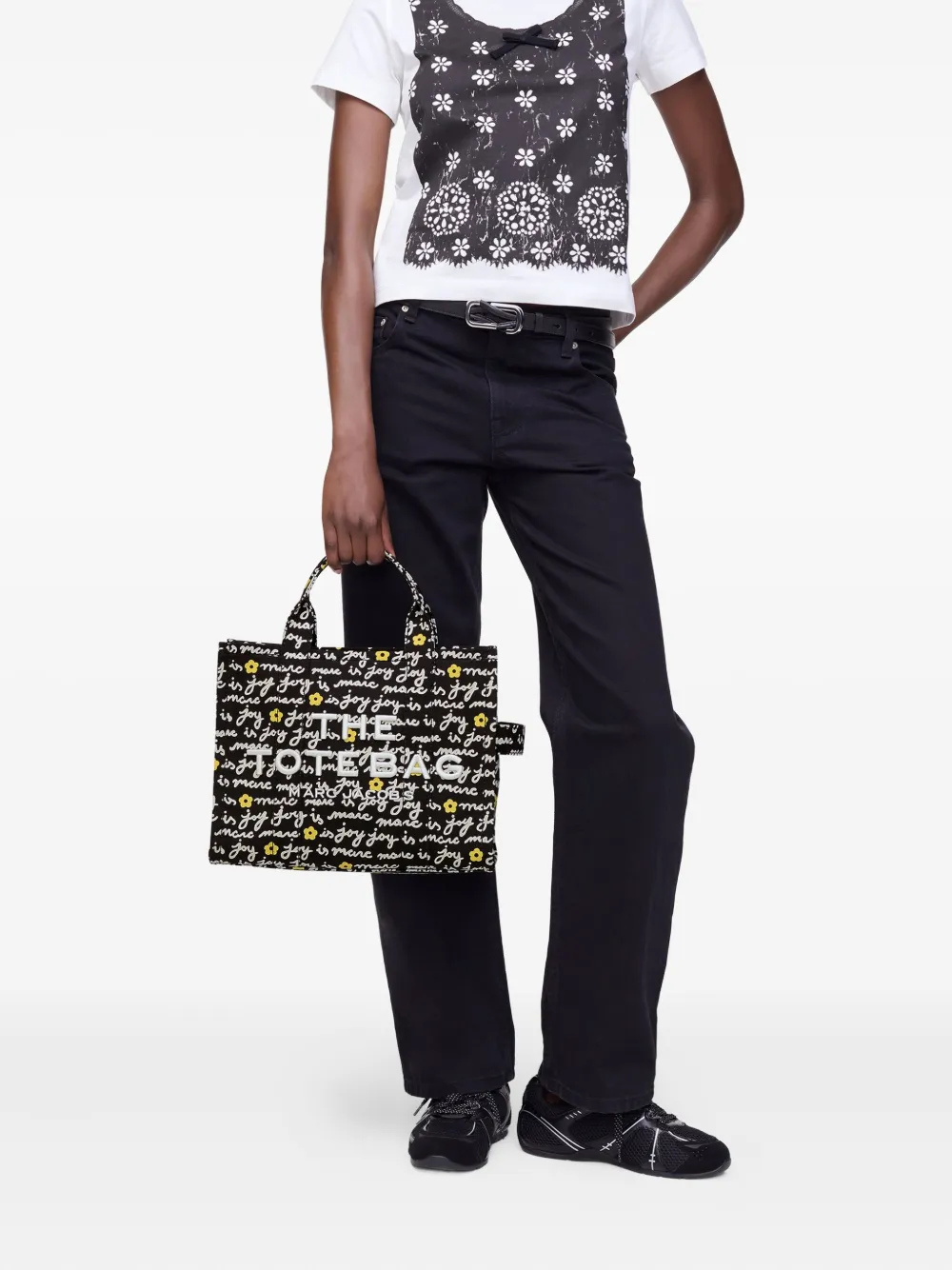 Marc Jacobs The Joy Canvas Medium Tote bag - Zwart