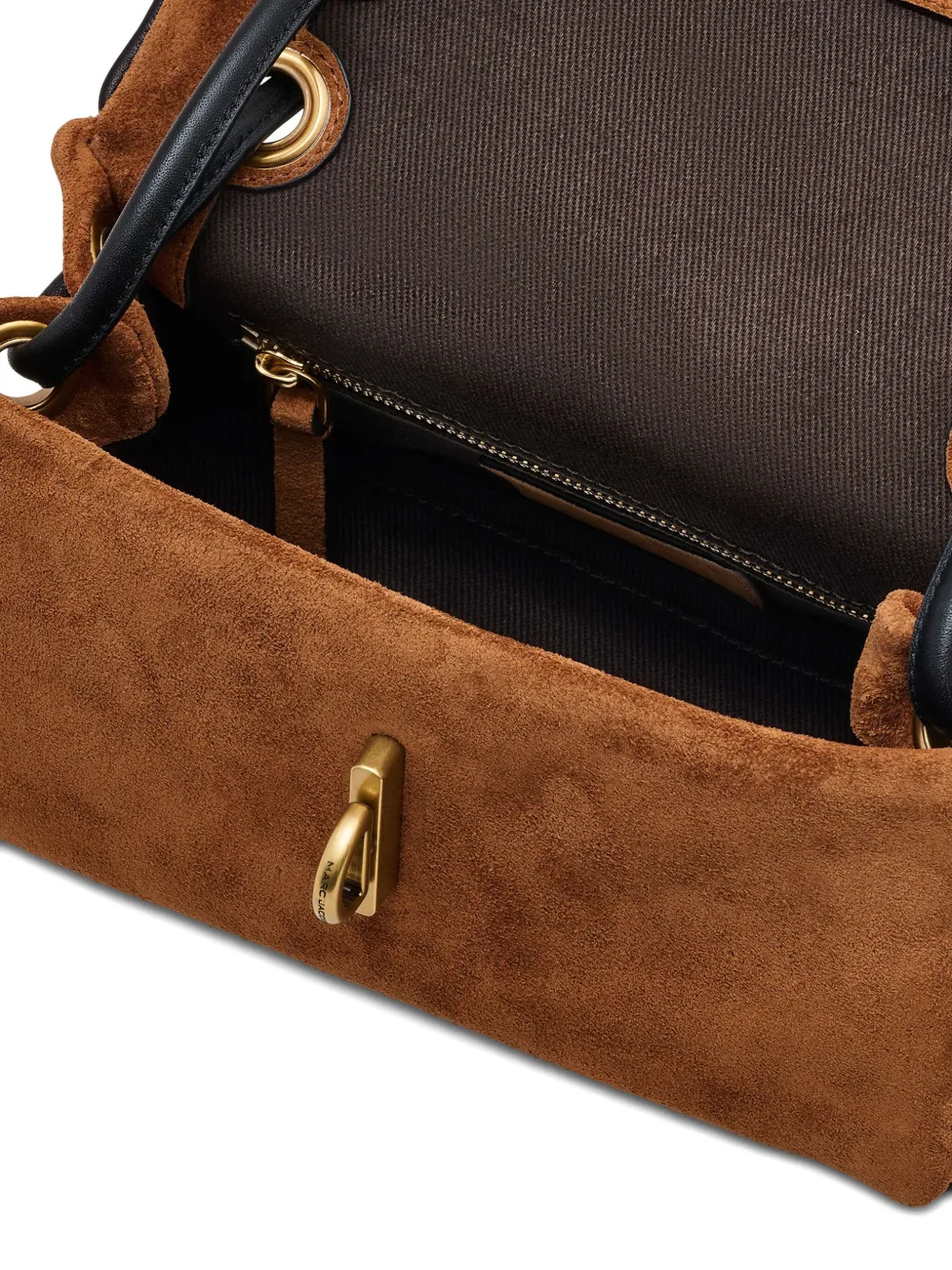 Marc Jacobs Suède schoudertas Bruin