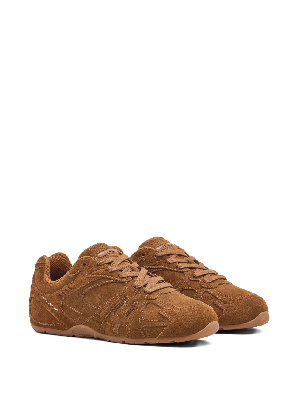Marc Jacobs lace-up panelled sneakers - Bruin